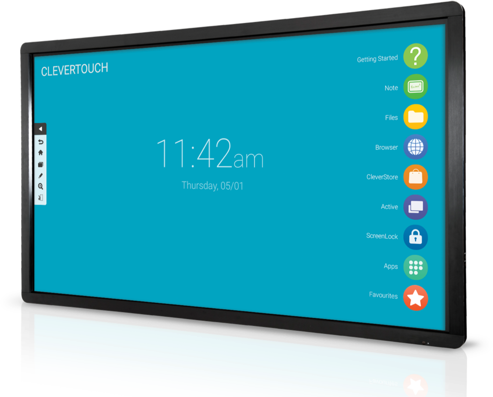 Clevertouch LUX user interface